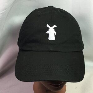 Dutch Bros Coffee - Windmill - Strapback Hat Cap - Black Unisex